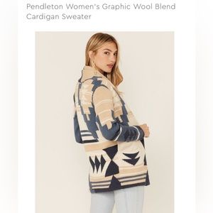 Pendleton Graphic Sweater Blazer